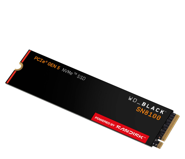 WD 1TB M.2 PCIe Gen5 NVMe Black SN8100 - 1336173 - zdjęcie 4